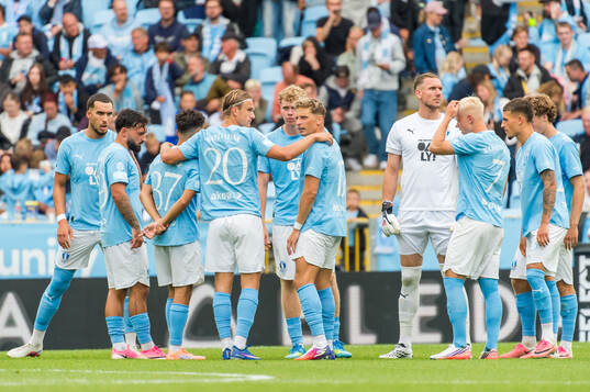 Malmö FFs spelare deppar