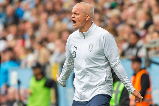 Malmö FFs huvudtränare Gaute Helstrup