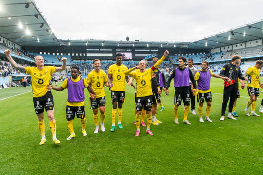 Elfsborgs spelare jublar