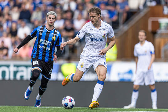 Sirius Robbie Ure och IFK Göteborgs Hjörtur Hermannsson