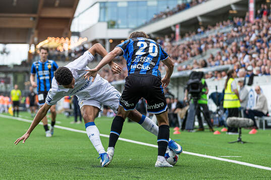 IFK Göteborgs Alexander Jallow och Sirius Victor Ekström