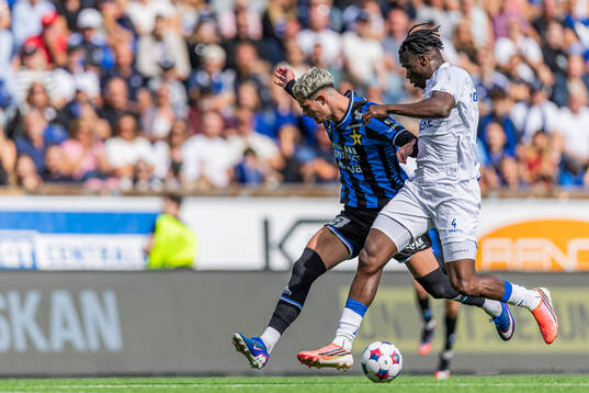 Sirius Robbie Ure och IFK Göteborgs Rockson Yeboah