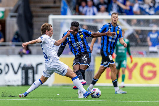 IFK Göteborgs Filip Ottosson och Sirius Mohamed Soumah