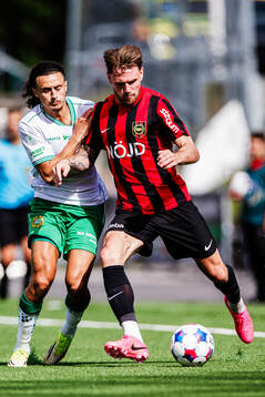 Hammarbys Amin Boudri och Brommapojkarnas Rasmus Örqvist