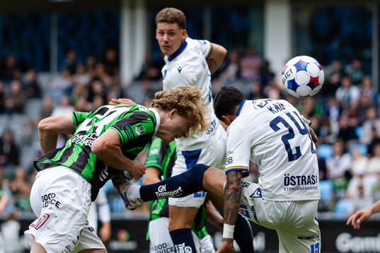 GAIS Filip Beckman och Halmstads Rami Kaib