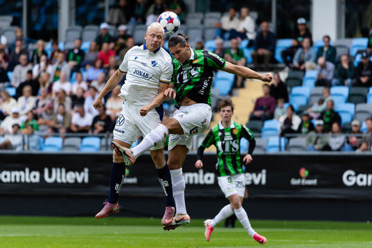 Halmstads André Boman och GAIS Nikola Vasic