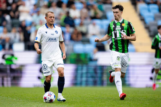 Halmstads Joel Allansson och GAIS Samuel Salter