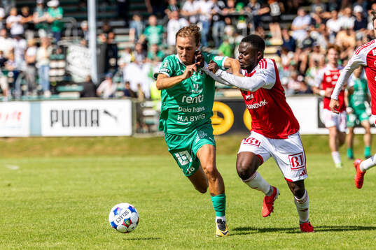 Ljungskiles Emilio Reljanovic och Sandvikens Mohammed Sadat