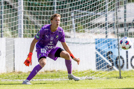 Ljungskiles målvakt Lukas Eriksson