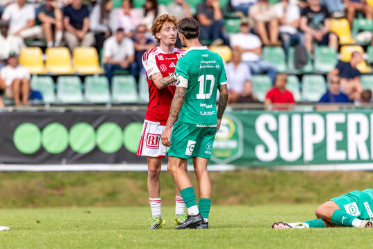 Sandvikens Alan Carleton och Ljungskiles Filip Ambroz