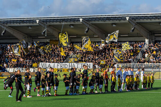 AIKs supportrar och line-up