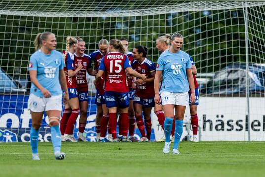 Malmö FFs Ellen Löfqvist deppar
