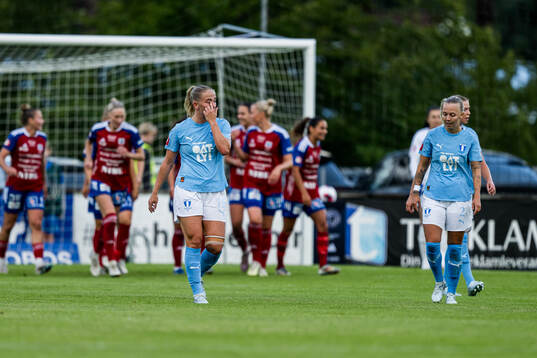 Malmö FFs Tuva Skoog deppar