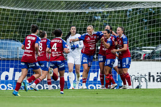 Vittsjös spelarna jublar