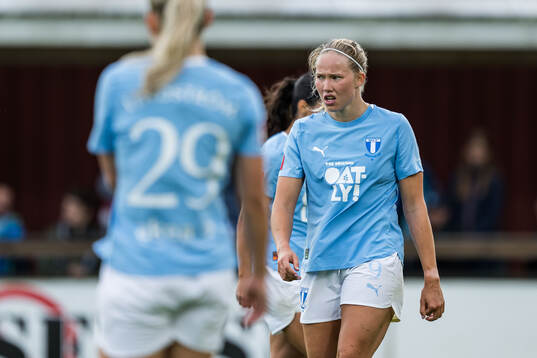 Malmö FFs Hlin Eiriksdottir deppar