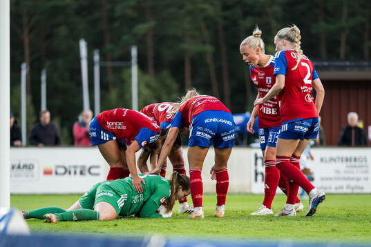 Vittsjös målvakt Elin Vaughan