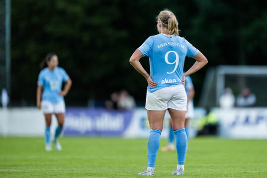 Malmö FFs Hlin Eiriksdottir deppar
