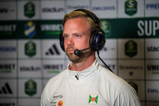 Varbergs tränare Victor Salwén