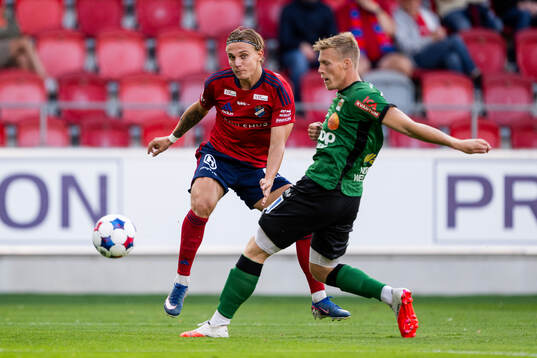 Östers Linus Carlstrand och Varbergs Emil Hellman