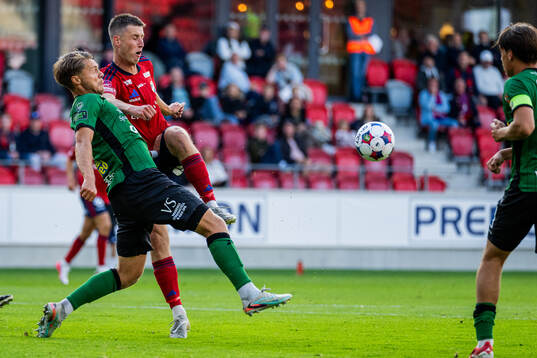 Varbergs Gustav Broman och Östers Filip Olsson