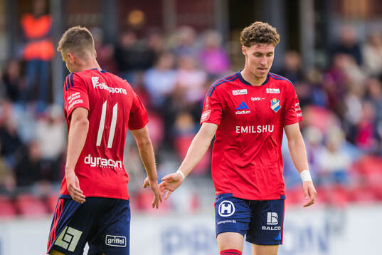 Östers Filip Olsson och Samuel Burakowsky deppar