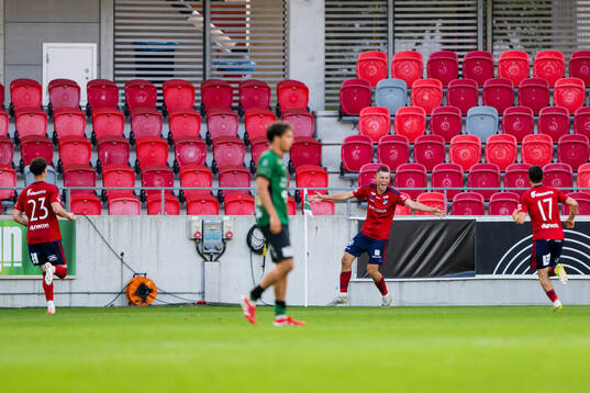 Östers Filip Olsson, Samuel Burakowsky och Hannes Bladh