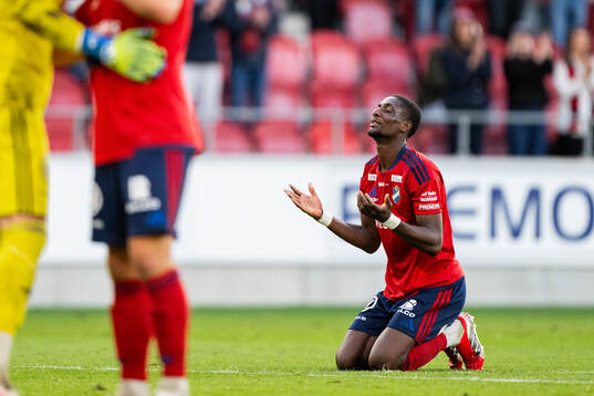 Östers Musa Jatta jublar