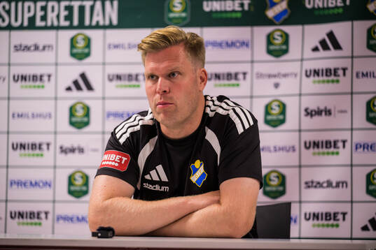 Östers tränare Daniel Friberg