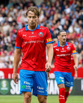 Helsingborgs Lukas Kjellnäs deppar