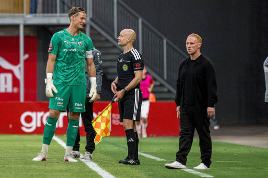 Helsingborgs målvakt Johan Brattberg och