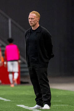 Helsingborgs manager Stevie Grieve