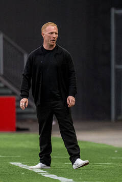 Helsingborgs manager Stevie Grieve