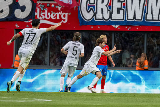 Nordic Uniteds Theodor Johansson jublar