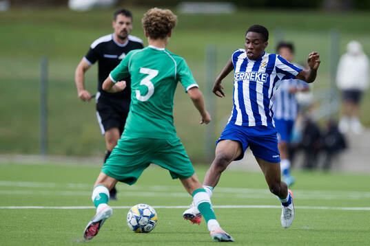 Hammarbys Oskar Forsgren, Lexus Lidberg och Lionel Doria
