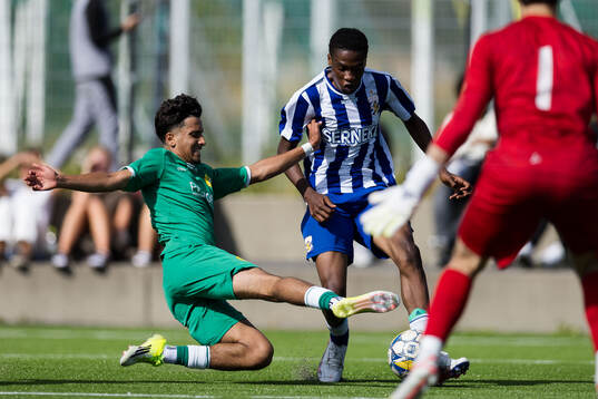Hammarbys Ali Alsaaid och IFK Göteborgs Alvin Nordstrand