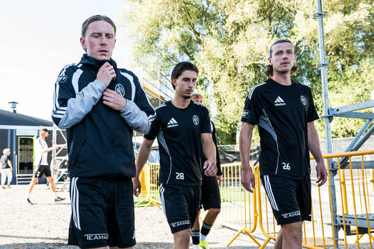 Landskronas Adam Egnell, Maximilian Milosevic och Andreas