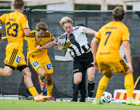 IFK Norrköpings Ture Sandberg och Landskronas Gustaf
