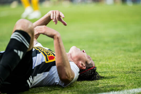 Landskronas Kevin Jensen har ont