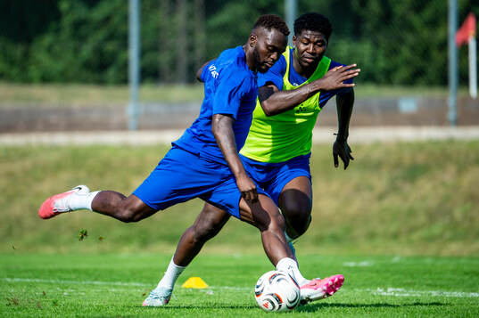 Kofi Asare och Abel Ogwuche