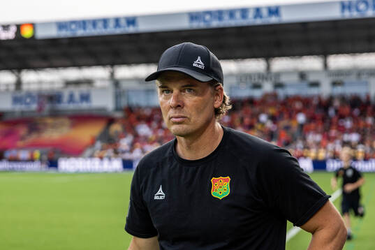 Head coach Fredrik Holmberg of GAIS