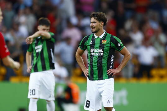 William Milovanovic of GAIS looks dejected