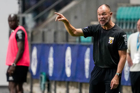 Head coach Joachim Björklund of IFK Göteborg