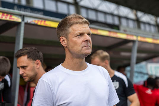 Head coach Jens Fønsskov Olsen of Nordsjälland