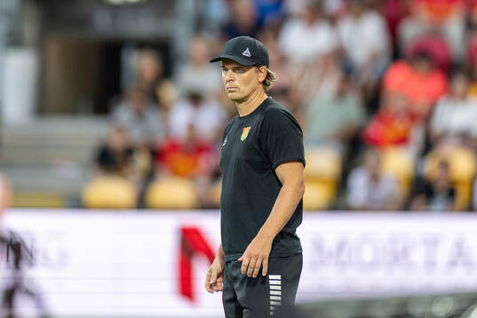 Head coach Fredrik Holmberg of GAIS