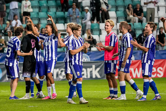 Players of IFK Göteborg celebrate