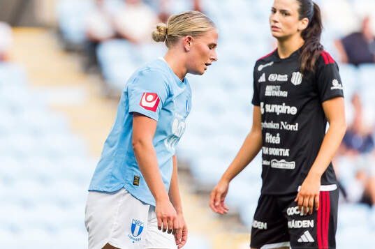 Malmö FFs Tuva Skoog deppar