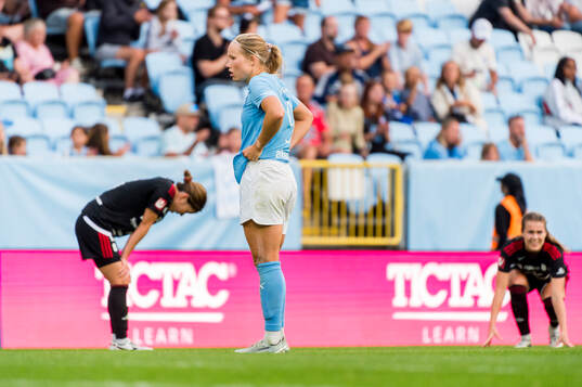 Malmö FFs Hlin Eiriksdottir deppar