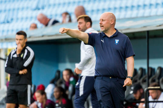 Malmö FFs tränare Jonas Valfridsson