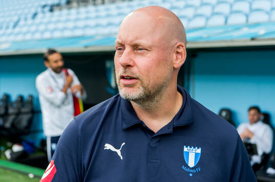 Malmö FFs tränare Jonas Valfridsson