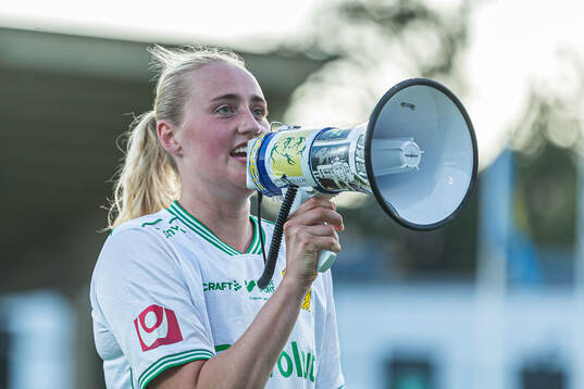 Hammarbys Emilie Bragstad jublar